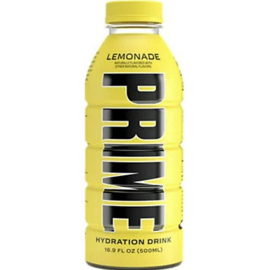 Prime Hydration Drink Lemonade 16.9 oz Limited Edition SOLD OUT - 2 Day Shipping